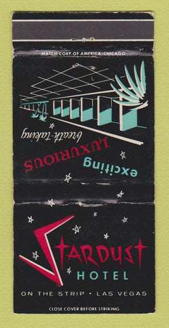 Matchbook Cover - Stardust Hotel Casino Las Vegas NV WEAR 30 Strike