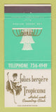 Matchbook Cover - Tropicana Hotel Casino Las Vegas NV girlie 30 Strike