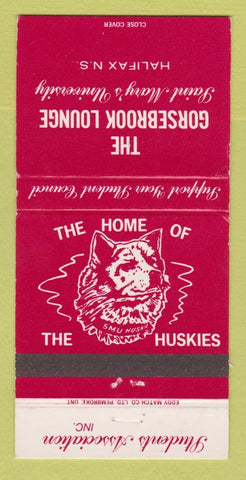 Matchbook Cover Gorsebrook Lounge St Mary's University Halifax NS WEAR 30 Strike