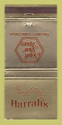 Matchbook Cover - Harrah's Casino Lake Tahoe NV South Shore Room 30 Strike