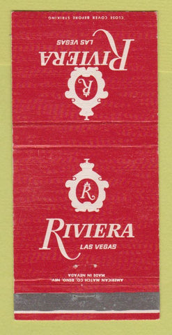 Matchbook Cover - Riviera Hotel Casino Las Vegas NV  30 Strike