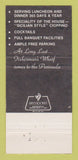 Matchbook Cover - Fisherman Restaurant Burlingame CA 30 Strike