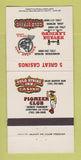 Matchbook Cover - Pioneer Club Casino Las Vegas NV Gold Strike Inn 30 Strike