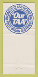 Matchbook Cover Market Place Restuarant Hilton Hotel Sydney Australia 30 Strike