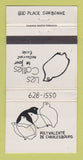 Matchbook Cover - Les Cailles le Jour Restaurant QC? WEAR 30 Strike