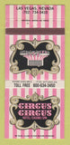Matchbook Cover - Circus Circus Casino Las Vegas NV 30 Strike