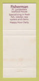 Matchbook Cover - Fisherman Restaurant Bar Fort Lauderdale FL 30 Strike