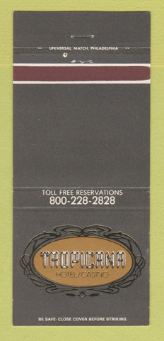 Matchbook Cover - Tropicana Hotel Casino Las Vegas NV Atlantic City NJ 30 Strike