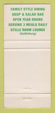 Matchbook Cover - Green Valley Restaurant Motel Gatlinburg TN 30 Strike