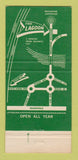 Matchbook Cover - Lagoon Restaurant Brigantine NJ 30 Strike
