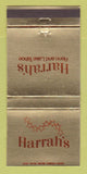 Matchbook Cover - Harrah's Hotel Casino Reno Lake Tahoe NV 30 Strike