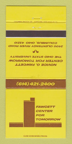 Matchbook Cover - Ohio State University Columbus OH Fawcett Center 30 Strike