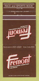 Matchbook Cover - Fremont Hotel Casino Las Vegas NV 30 Strike