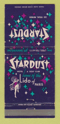 Matchbook Cover - Stardust Hotel Casino Las Vegas NV WEAR 30 Strike