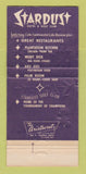 Matchbook Cover - Stardust Hotel Casino Las Vegas NV WEAR 30 Strike
