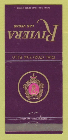 Matchbook Cover - Riviera Hotel Casino Las Vegas NV  30 Strike
