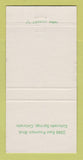Matchbook Cover - Three Thieves Restaurant Colorado Springs 30 Strike