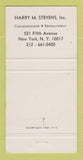 Matchbook Cover - Saratoga Springs Harness Horse Racing NY 30 Strike