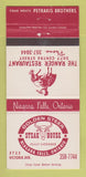 Matchbook Cover Ranger Restaurant Golden Steer Steak Niagara Falls ON 30 Strike