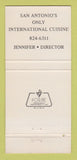 Matchbook Cover - University Club of San Antonio TX 30 Strike