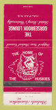 Matchbook Cover - Gorsebrook Lounge St Mary's University Halifax NS  30 Strike