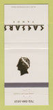 Matchbook Cover - Caesars Palace Lake Tahoe NV MISCUT  30 Strike