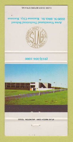 Matchbook Cover - Area Vocational Technical School Kansas City KS 30 Strike