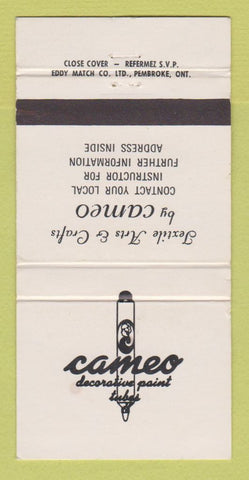 Matchbook Cover - Cameo Decorative Paint Canada WEAR 30 Strike