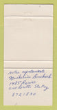 Matchbook Cover - Cameo Decorative Paint Canada WEAR 30 Strike