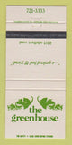 Matchbook Cover - The Greenhouse Restaurant Cleveland? 30 Strike
