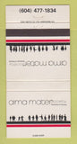 Matchbook Cover - Alma Mater Society University of Victoria BC 30 Strike