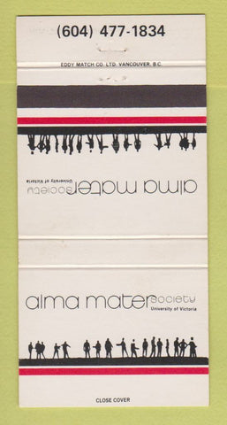 Matchbook Cover - Alma Mater Society University of Victoria BC 30 Strike