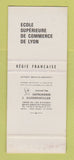 Matchbook Cover - Au Chinaillon Fevrier France SAMPLE