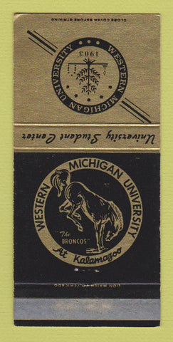 Matchbook Cover - Western Michigan University Kalamazoo MI WEAR 30 Strike