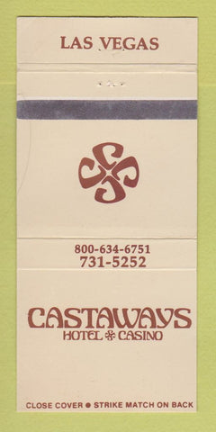 Matchbook Cover - Castaways Hotel Casino Las Vegas NV 30 Strike