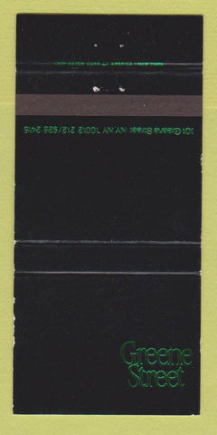 Matchbook Cover - Greene Street New York City WEAR 30 Strike