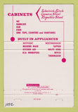 Matchbook Cover - Nickoson Sinktop Kitchens Cincinnati OH 40 Strike