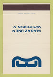 Matchbook Cover - Magazijnen Wouters NV Belgium SAMPLE 40 Strike