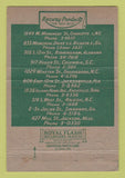 Matchbook Cover - FH Ross Company Charlotte NC Atlanta GA 40 Strike