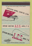 Matchbook Cover - Spring Meetings ACS St Jouis MO cargo shipping 40 Strike