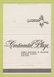 Matchbook Cover - Consort Continental Plaza Chicago IL 40 Strike