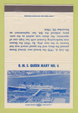 Matchbook Cover - RMS Queen Mary Long Beach CA #6 1972 40 Strike