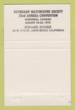 Matchbook Cover - RMS Queen Mary Long Beach CA #2 1972 40 Strike