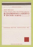 Matchbook Cover - Town House and Garden Condominium West Chester PA 40 Strike