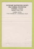 Matchbook Cover - RMS Queen Mary Long Beach CA #3 1972 40 Strike