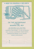 Matchbook Cover - Marina Point Apartments Marina Del Rey CA 40 Strike