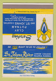 Matchbook Cover - St Johns River Junior College Palatka FL 40 Strike