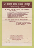 Matchbook Cover - St Johns River Junior College Palatka FL 40 Strike