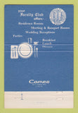 Matchbook Cover - Faculty Club University of California Berkeley CA 40 Strike