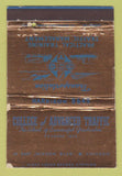 Matchbook Cover - College of Advanced Traffic Chicago IL WORN 40 Strike